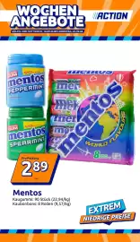 Action Flugblatt woche 38 Seite 1: Mentos €2,89