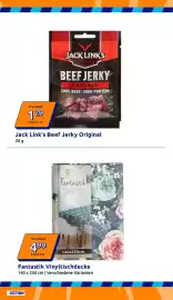 Action Flugblatt woche 38 Seite 16: Jack Link's Beef Jerky Original €1,29, Fantastik Vinyltischdecke €4,99