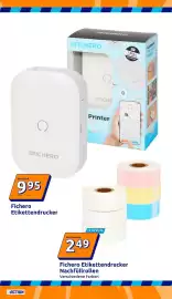 Action Flugblatt woche 38 Seite 21: Fichero Etikettendrucker €9,95, Fichero Etikettendrucker Nachfüllrollen €2,49