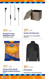 Action Flugblatt woche 38 Seite 22: Hocker mit Stauraum €5,95, Snacks of the World Honig-Cashew-Erdnuss... €1,55