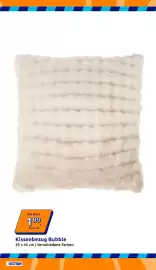 Action Flugblatt woche 38 Seite 5: Kissenbezug Bubble €1,99