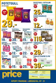 Price Lagerbutikk kundeavis Side 4: Bliv håndsåpe €22,00, Maarud potetgull ost&løk €25,00