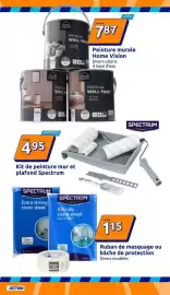 Catalogue Action semaine 38 page 11: SPECTRUM Ruban de masquage ou bâche de protection €1,15