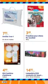 Catalogue Action semaine 38 page 20: Perfect Pillow €7,95, Mr. Goodlad Meaty Drumsticks €3,49