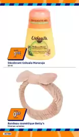 Catalogue Action semaine 38 page 26: Betty's Bandeau cosmétique €0,87, Ushuaïa Déodorant Maracuja €1,66