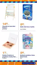 Catalogue Action semaine 38 page 35: WAX&MOBE Palette d'ombres à paupières creamy Max €1,75, Cokoc Bonbons pelables €0,89