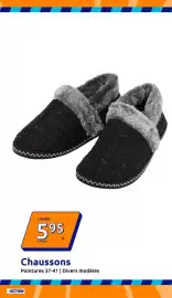 Catalogue Action semaine 38 page 7: Chaussons €5,95