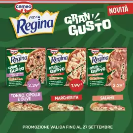 Volantino Iper Tosano settimana 38 Pagina 5: Pizza Regina Margherita €1,99, Pizza Regina Gran Gusto Salame €2,29