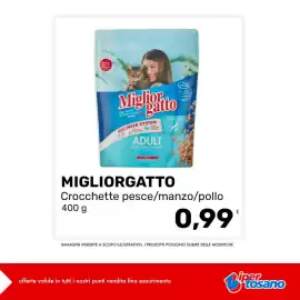 Volantino Iper Tosano settimana 38 Pagina 7: Migliorgatto Crocchette pesce/manzo/pollo €0,99