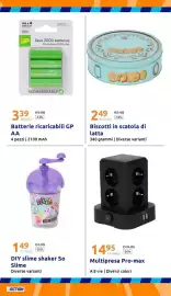 Volantino Action settimana 38 Pagina 25: Batterie ricaricabili GP AA €3,39, Multipresa Pro-max €14,95