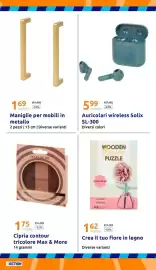 Volantino Action settimana 38 Pagina 29: Cipria contour tricolore Max & More €1,75, Maniglie per mobili in metallo €1,69