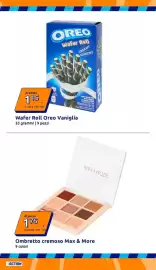 Volantino Action settimana 38 Pagina 31: Ombretto cremoso Max & More €1,75, Wafer Roll Oreo Vaniglia €1,15