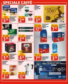 Volantino Tigros Pagina 25: Caffè in capsule compatibili Lavazza a modo mio Neronobile €5,99, Caffè Chicco d'Oro €3,99