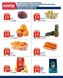 Volantino Tigros Pagina 8: Ananas €1,00, Carote €1,00