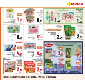 Volantino Conad Pagina 14: Garden Gourmet burger mini €2,39, Gamberi argentini XXL Arbi sgusciati €6,99