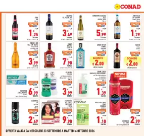 Volantino Conad Pagina 18: Protettivo labbra Conad Essentiae idratante €1,10, Sapone liquido Borotalco €1,39