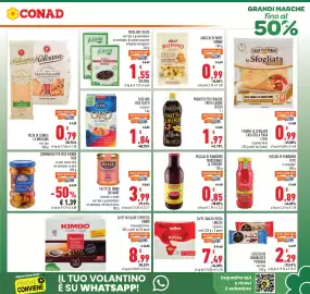 Volantino Conad Pagina 5: Riso oro classico Scotti €1,84, Pasta bio Felicia €1,55