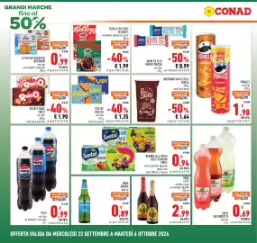 Volantino Conad Pagina 6: Merendina Pan di Stelle Barilla €1,64, Cereali Coco Pops Kellogg's €1,99
