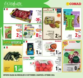 Volantino Conad Pagina 8: Pasta e fagioli Conad €1,69, Pistacchi Wonderful €2,98