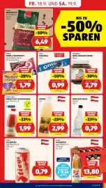 Hofer Flugblatt woche 38 Seite 11: Sturm €2,99, Spritzer Weiss €0,79