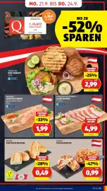 Hofer Flugblatt woche 38 Seite 19: Almschinken €4,99, Backbox Pizzaschnecke €0,99