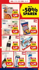 Hofer Flugblatt woche 38 Seite 21: Kinder Choco Fresh €1,89, Good Choice Feinkostsalat €1,39