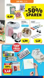 Hofer Flugblatt woche 38 Seite 29: Home Creation Prägerät €5,99, Home Creation Magnete €1,49