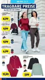 Hofer Flugblatt woche 38 Seite 30: UP2FASHION WOMEN DAMEN-PYJAMA €11,99, UP2FASHION WOMEN DAMEN-LANGARMSSHIRT €7,99