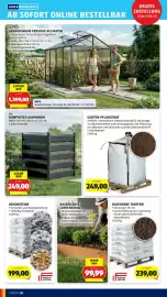 Hofer Flugblatt woche 38 Seite 40: Garten-Pflanzerde €249,00, GFP Komposter Aluminium €249,00