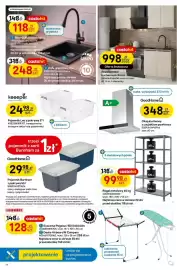 Castorama gazetka Strona 14: Okap kuchenny z czujnikiem powietrza GoodHome €348,00, Regał metalowy €99,98