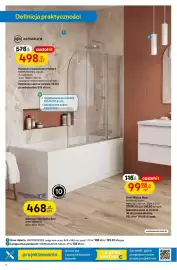 Castorama gazetka Strona 6: Wanna prostokątna Bari Cersanit €468,00, Parawan nawannowy Modern KFA Armatura €498,00