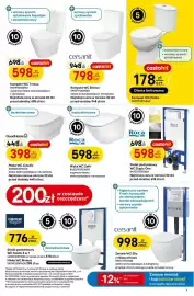 Castorama gazetka Strona 9: Miska WC Zefir €598,00, Kompakt WC Bonica €798,00