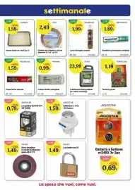 Volantino Re Mercato Lucrezia settimana 38 Pagina 4: Cotone idrofilo pretagliato €0,99, Terriccio gerani €1,19