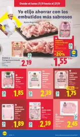 Catálogo Lidl semana 39 Página 10: Realvalle jamón cocido extra €2,45, Realvalle jamón cocido extra braseado €1,75
