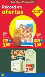 Catálogo Lidl semana 39 Página 16: Bellarom café natural molido €3,69, Alesto Mix natural €2,09