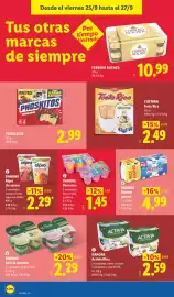 Catálogo Lidl semana 39 Página 34: Danone Activia cremoso €2,29, Phoskitos original €2,99