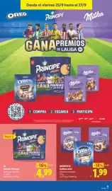 Catálogo Lidl semana 39 Página 35: Lu galletas principe €4,99, Mondelez galletas mini €1,99