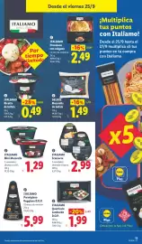 Catálogo Lidl semana 39 Página 39: Itali amo quartirolo lombardo dop €1,99, Italiamo mini mozzarella €1,29