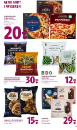 Coop 365 tilbudsavis uge 38 Side 15: Tulip minifrikadeller €30,00, Coop mad- eller hvidløgsbrød €15,00