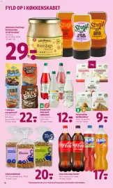 Coop 365 tilbudsavis uge 38 Side 21: Änglamark økologisk sodavand €12,00, Jakobsens hverdags honning €29,00
