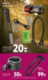 Coop 365 tilbudsavis uge 38 Side 30: Janssen cykeludstyr €20,00, Janssen Kædelås €99,00