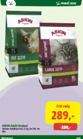 Maxi Zoo tilbudsavis uge 38 Side 10: Arion adult original €289,00