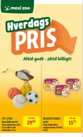 Maxi Zoo tilbudsavis uge 38 Side 15: Fit+fun hundelegetøj €29,95, MultiFit Adult paté €15,75
