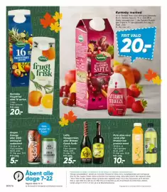 Bilka tilbudsavis uge 38 Side 21: Rynkeby vitamin squeeze zero €20,00, Rynkeby frugtfrisk €20,00