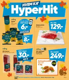 Bilka tilbudsavis uge 38 Side 3: Salling XXL bacon €30,00, Salling pasta €6,00