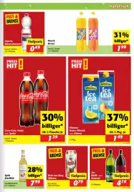 Nah&Frisch Flugblatt woche 39 Seite 7: Coca-Cola €1,39, Pfanner Eistee Pfirsich oder Zitrone €1,49