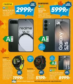 Bilka tilbudsavis uge 38 Side 30: Samsung S26 Ultra 256GB €8.999,00, Realme 16 Air 5G €2.999,00
