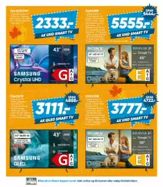Bilka tilbudsavis uge 38 Side 31: Samsung Crystal UHD 4K TV €2.333,00, Sony 4K UHD Smart TV €3.777,00