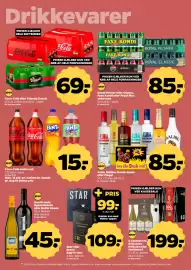 Netto tilbudsavis uge 38 Side 23: Coca-Cola sodavand €15,00, Cuba, Malibu, Dansk snaps eller Flügel €85,00