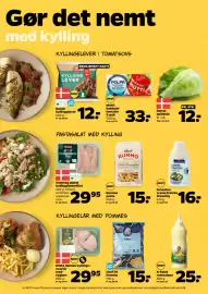 Netto tilbudsavis uge 38 Side 7: Velsmag kyllingeinderfilet €29,95, Netto danske kyllinge-overlår med rygben €29,95